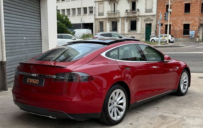 Tesla Model S MODEL-S 85 KWh   TOIT OUVRANT MCU2 SOH 9 Rouge de 2014