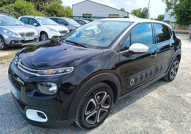 Citroen C3 1.2 82cv SHINE Noir de 2017