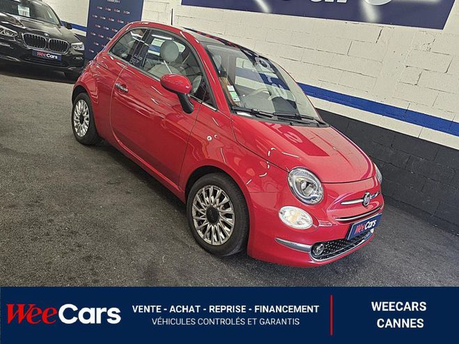 Fiat 500 0.9 TWINAIR 85 LOUNGE START-STOP ROUGE CLAIR de 2018