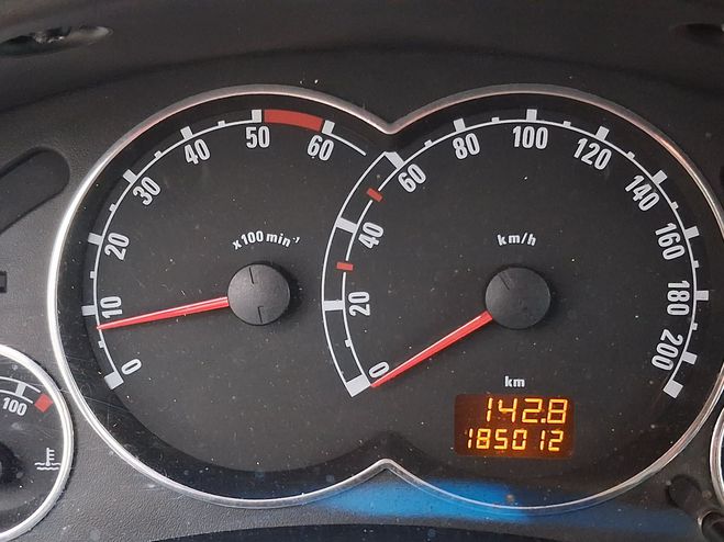 Opel Meriva noir  de 2007