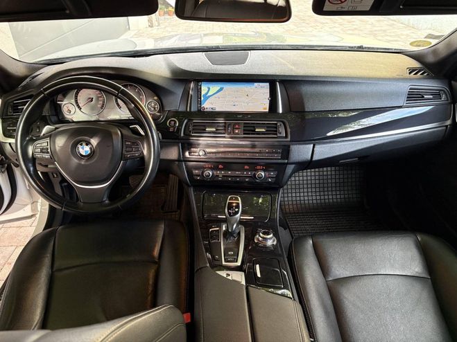 BMW Serie 5 Touring 530dA 258ch Luxury BLANC de 2014