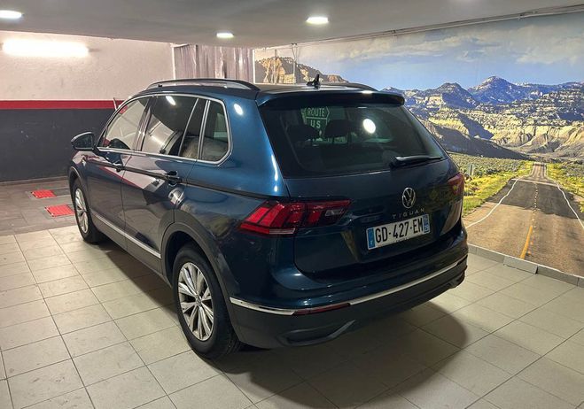 Volkswagen Tiguan ii 1.5 tsi 150 evo dsg 11-2021 prix ht : Bleu de 2021