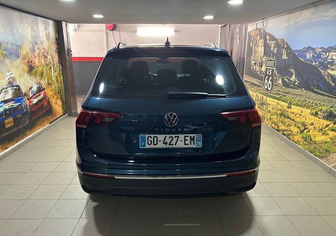 Volkswagen Tiguan ii 1.5 tsi 150 evo dsg 11-2021 prix ht : Bleu de 2021