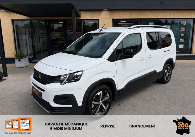 Peugeot Rifter 1.5 bluehdi 130ch s&s long gt 1 ere main Blanc de 2021