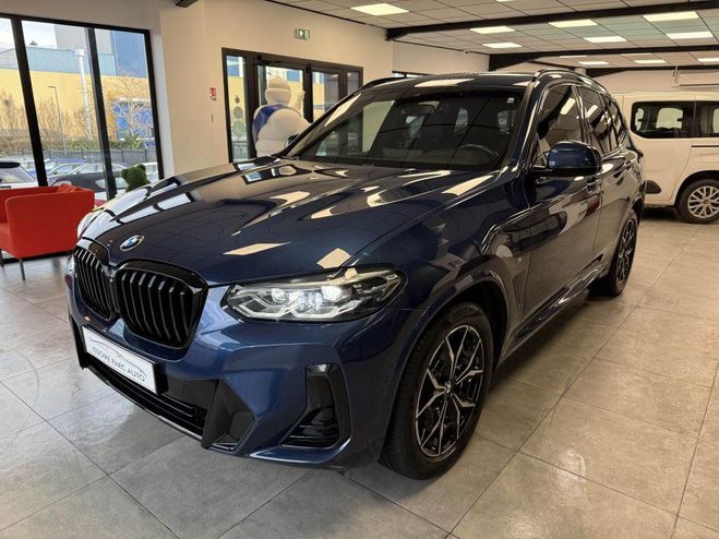 BMW X3 xDrive 20d 190 CH BVA M SPORT BLEU Phytonicblau Metallic de 2022