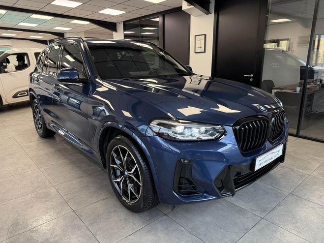 BMW X3 xDrive 20d 190 CH BVA M SPORT BLEU Phytonicblau Metallic de 2022