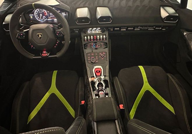 Lamborghini Huracan spyder 5.2 lp 640 performante Vert de 2019