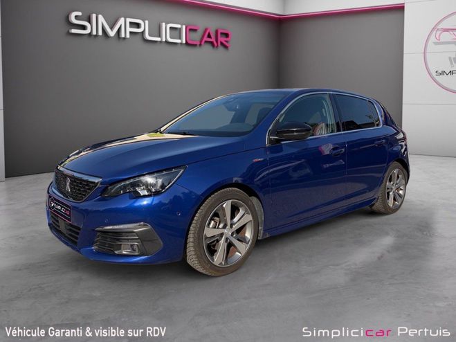 Peugeot 308 130ch EAT8 GT Line 1�re main Entretien c Bleu de 2020