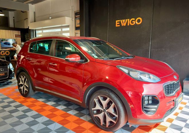 Kia Sportage 2.0 TURBO CRDI 136 CH GTLINE 4X2- CARPLA Rouge de 2016