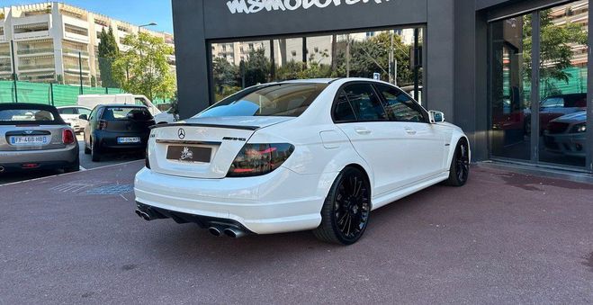 Mercedes Classe C c63 amg Blanc de 2009