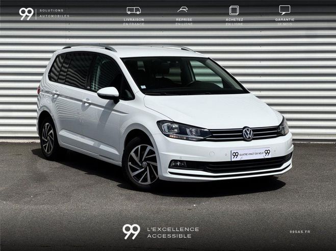 Volkswagen Touran 2.0 TDI CONFORTLINE 150CH 7 PLACES CAMER BLANC de 2018