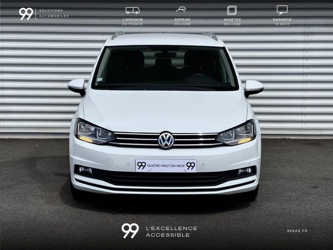 Volkswagen Touran 2.0 TDI CONFORTLINE 150CH 7 PLACES CAMER BLANC de 2018