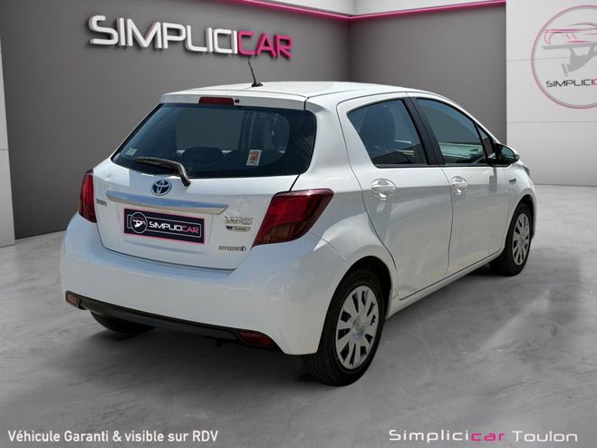 Toyota Yaris 100H DYNAMIC BUSINESS Blanc de 2016