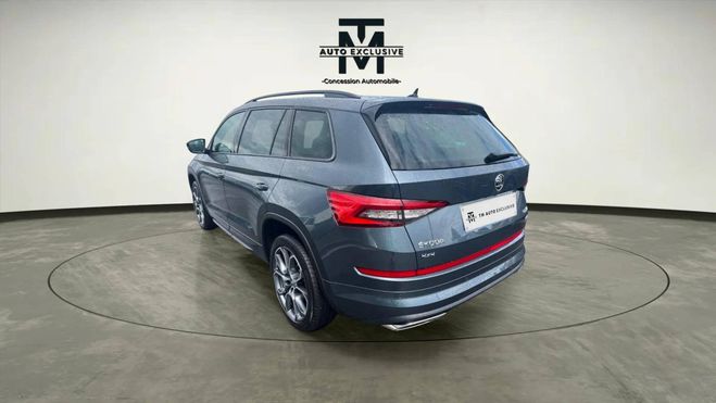 Skoda Kodiaq 2.0 Bi-TDI 240 SCR DSG7 4x4 7pl RS Noir de 2019