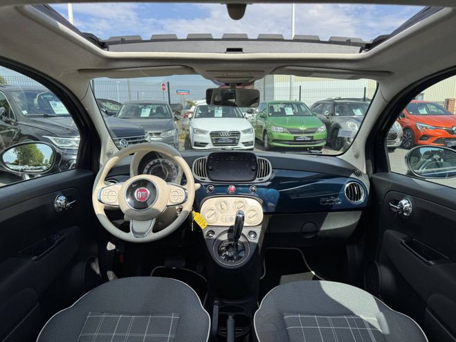 Fiat 500 1.2 8v 69 ECRAN TACTIL TOIT PANO TEL BVA BLEU de 2019