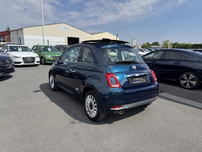 Fiat 500 1.2 8v 69 ECRAN TACTIL TOIT PANO TEL BVA BLEU de 2019