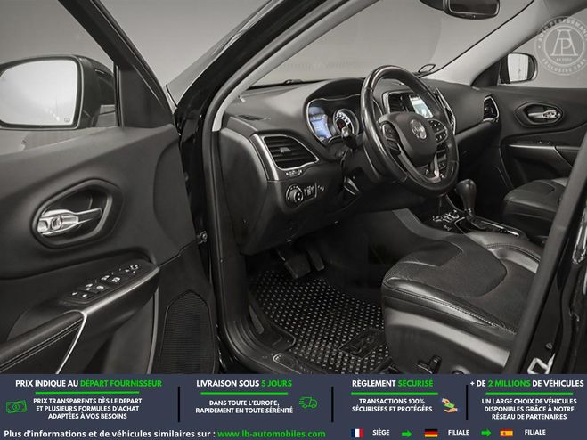 Jeep Cherokee 2.2L Multijet 195 4x4 BVA Noir de 2020