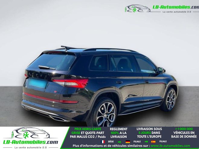 Skoda Kodiaq 2.0 Bi-TDI 240 BVA 4x4 5pl Noir M�tallique de 2020