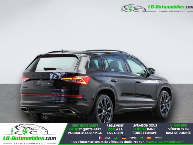 Skoda Kodiaq 2.0 Bi-TDI 240 BVA 4x4 5pl Noir M�tallique de 2020