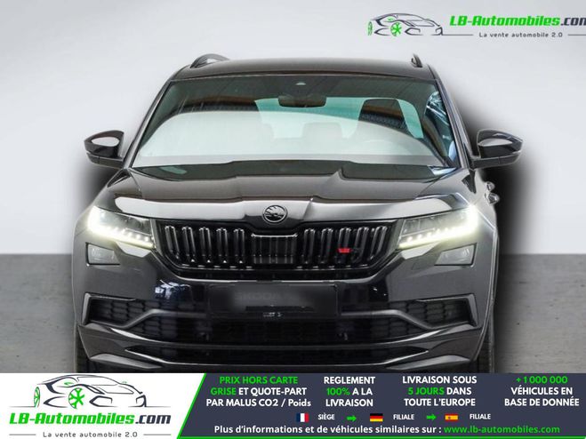Skoda Kodiaq 2.0 Bi-TDI 240 BVA 4x4 5pl Noir M�tallique de 2020