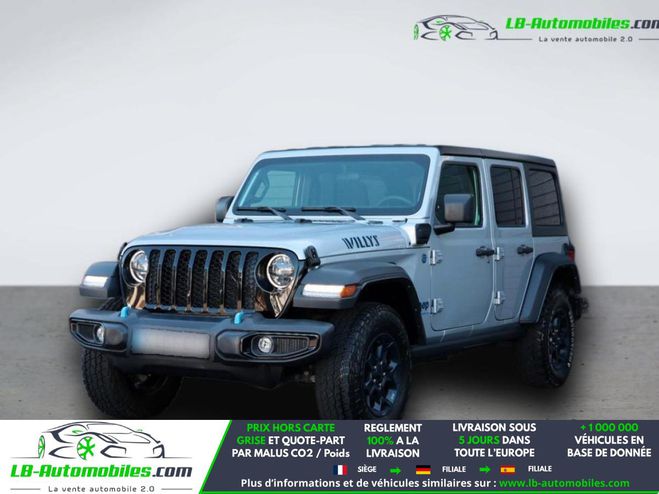 Jeep Wrangler Unlimited 4xe 2.0 l T 380 ch 4x4 BVA Argent� M�tallique de 2023