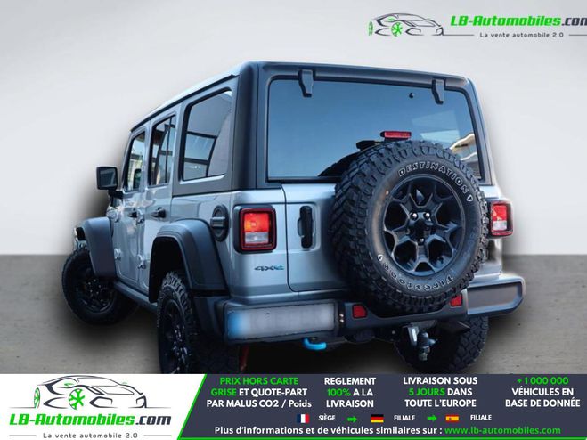 Jeep Wrangler Unlimited 4xe 2.0 l T 380 ch 4x4 BVA Argent� M�tallique de 2023