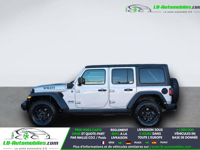 Jeep Wrangler Unlimited 4xe 2.0 l T 380 ch 4x4 BVA Argent� M�tallique de 2023