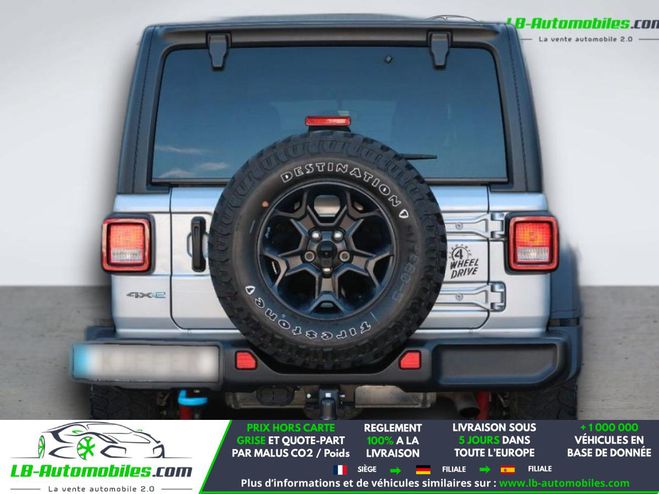 Jeep Wrangler Unlimited 4xe 2.0 l T 380 ch 4x4 BVA Argent� M�tallique de 2023