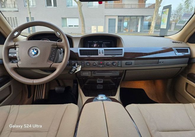 BMW Serie 7 730d Limousin Boite Automatique Blanc de 2004