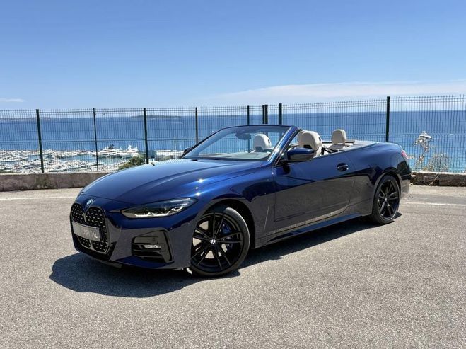 BMW Serie 4 Cabriolet 2.0 430 I 245 M-SPORT BVA Bleu de 2022