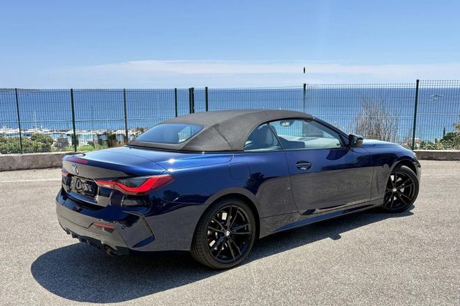 BMW Serie 4 Cabriolet 2.0 430 I 245 M-SPORT BVA Bleu de 2022