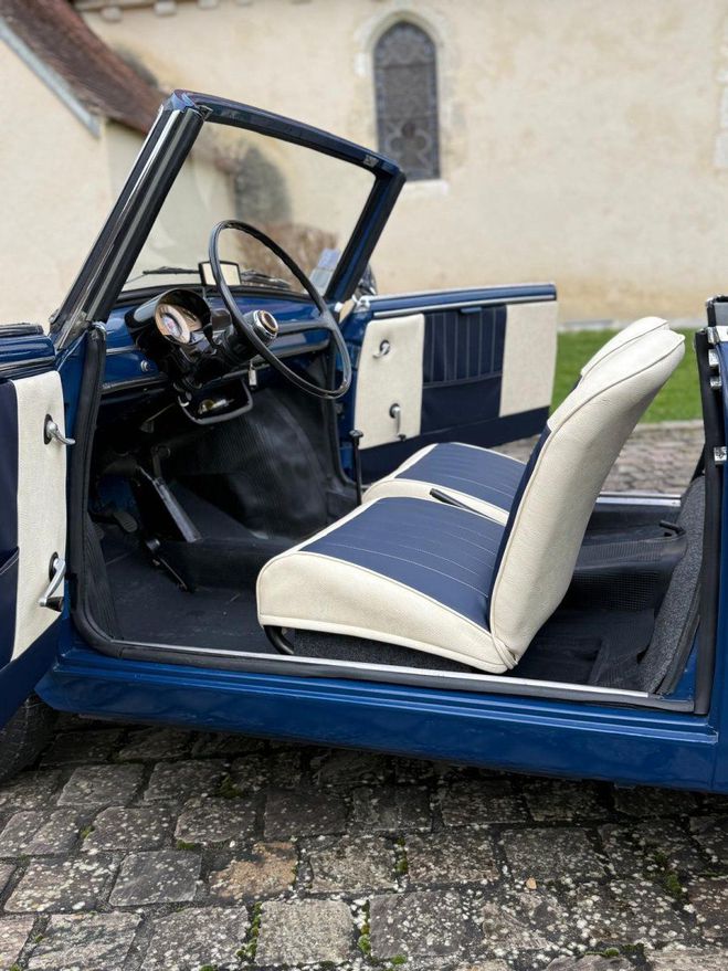 Autobianchi Bianchina Cabrio bleue  de 1966
