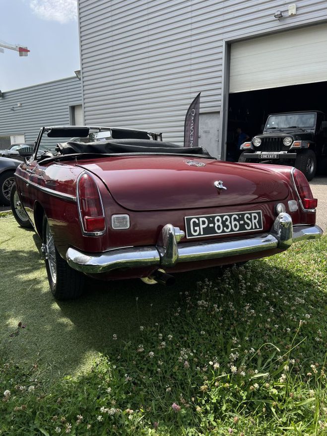 MG MGB Cabriolet 1969 Rouge Bordeaux de 1969