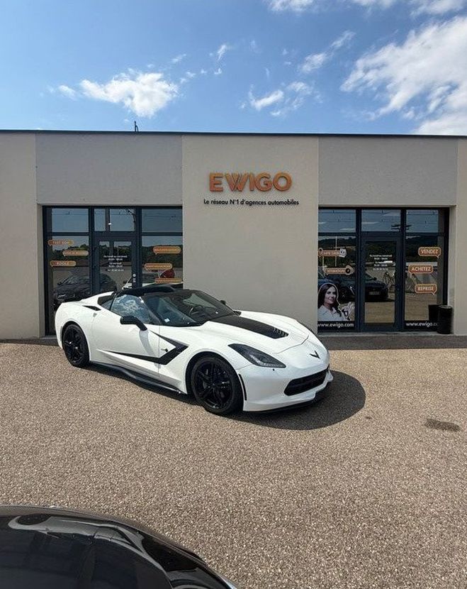 Chevrolet Corvette COUPE STINGRAY 6.2 466ch TARGA 1LT BVA8  Blanc de 2016