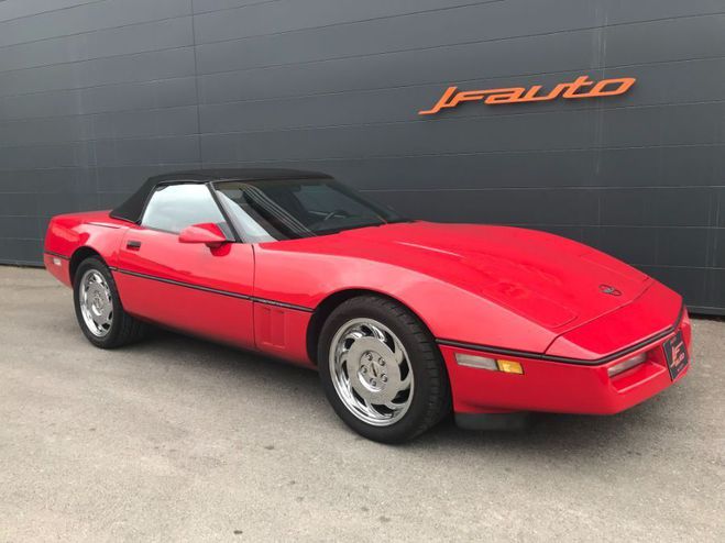 Chevrolet Corvette C4 CABRIOLET ROUGE de 1990