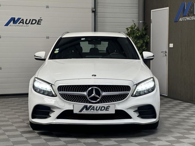 Mercedes Classe C Break 220d 194 ch AMG Line 9G-Tronic BLANC de 2019
