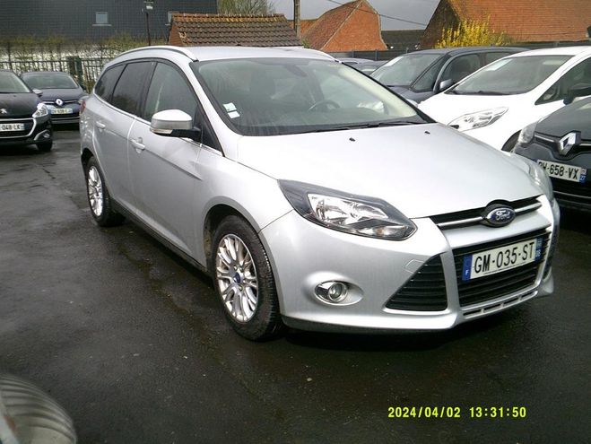 Ford Focus 1.6 l tdci 115 cv titanium (2014) Gris Clair de 2014