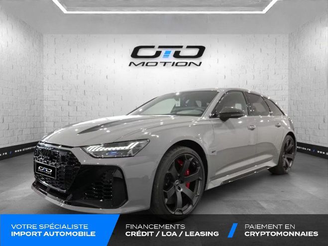 Audi RS6 AVANT GT MALUS INCLUS V8 4.0 TFSI 630 Ti Gris de 2024