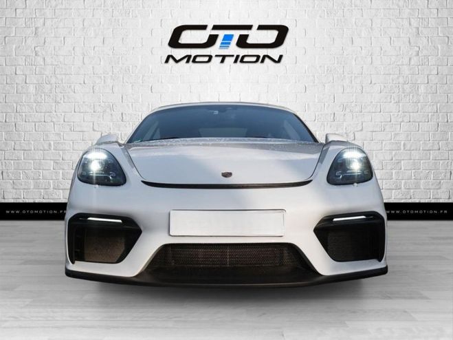 Porsche 718 Cayman 4.0i GT4 420 ch PDK Blanc Carrara de 2021