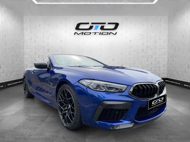 BMW M8 Cabriolet 625 ch BVA8 F91 Competition Bleu Marina Bay de 2020