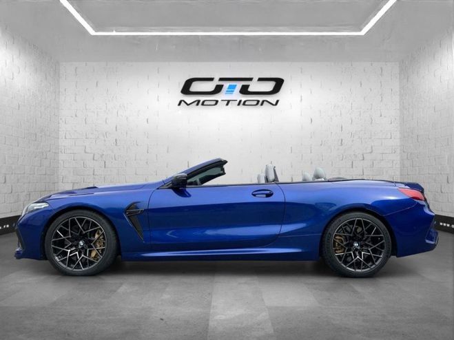 BMW M8 Cabriolet 625 ch BVA8 F91 Competition Bleu Marina Bay de 2020