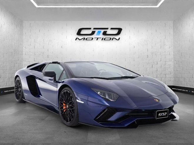 Lamborghini Aventador S Roadster 6.5 V12 740 BLEU de 2018