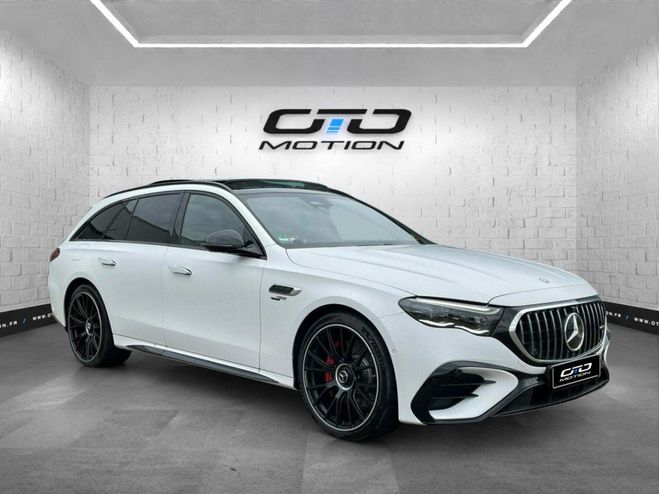 Mercedes Classe E BREAK 53 Hybrid AMG Speedshift TCT 9G 4M Blanc Opalite de 2024