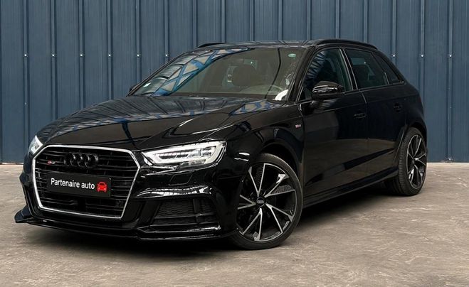 Audi A3 SPORTBACK 2.0 TDI 150 S-LINE S-TRONIC BV Noir de 2019