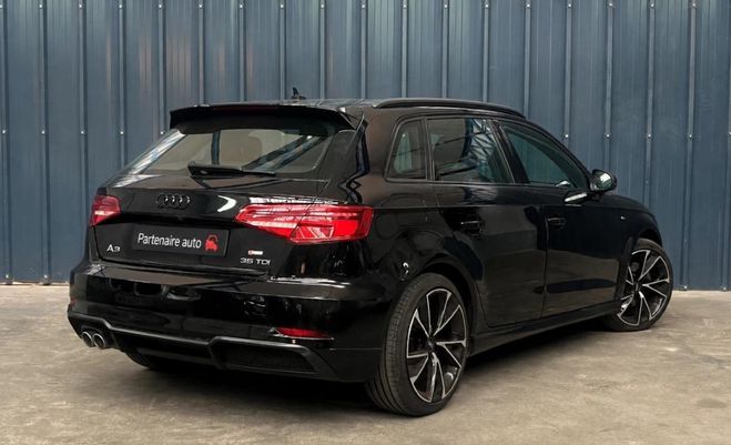 Audi A3 SPORTBACK 2.0 TDI 150 S-LINE S-TRONIC BV Noir de 2019