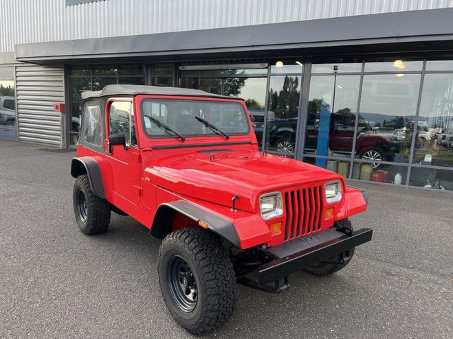 Jeep Wrangler YJ 2.5 L Essence Rouge de 1989