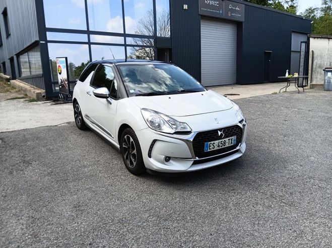 Citroen DS 3 1.2 PURETECH 110 CONNECTED CHIC START- BLANC NOIR de 2017