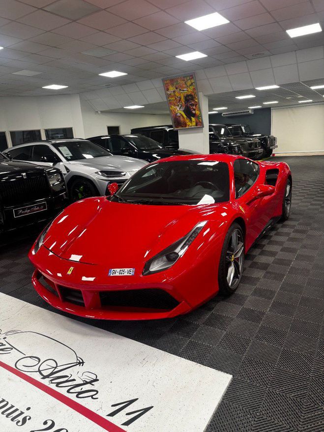 Ferrari 488 F488 GTB V8 670 CV LIFT Carbon Volant LE Rouge de 2017