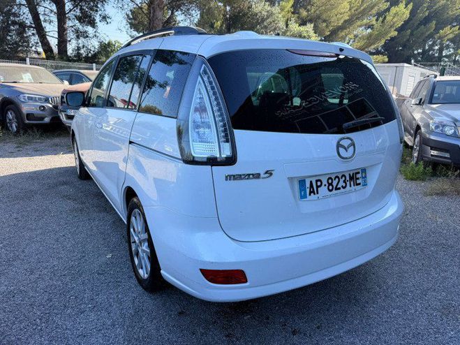Mazda 5 2.0 MZR-CD110 ELEGANCE 7PL BLANC de 2010