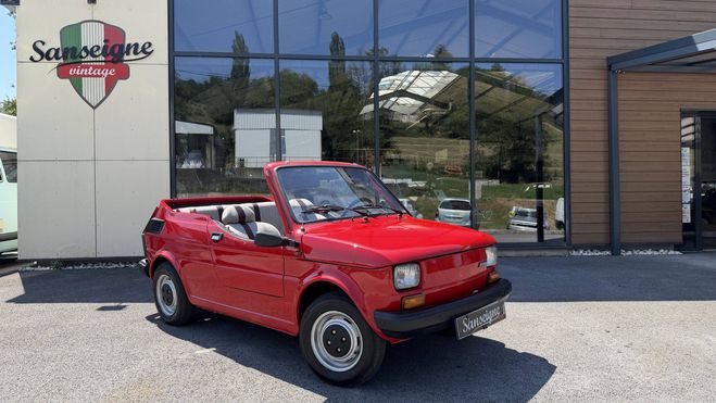 Fiat 126 CABRIOLET ROUGE de 1982